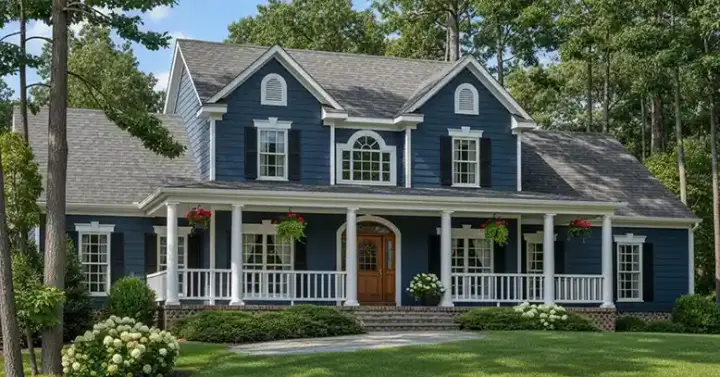 Country house plans 27-184 - front exterior, 3,619 sq ft, 4 bed, 3 bath house plans | Monster House Plans
