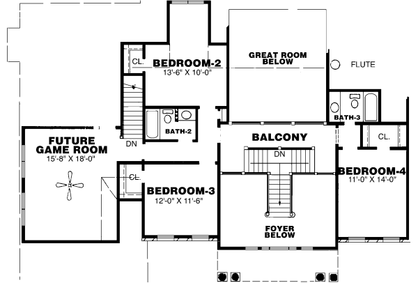 Upper/Second Floor Plan: 27-185