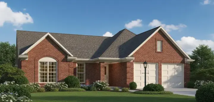Traditional house plans 27-186 - front exterior, 1,680 sq ft, 4 bed, 2 bath house plans | Monster House Plans