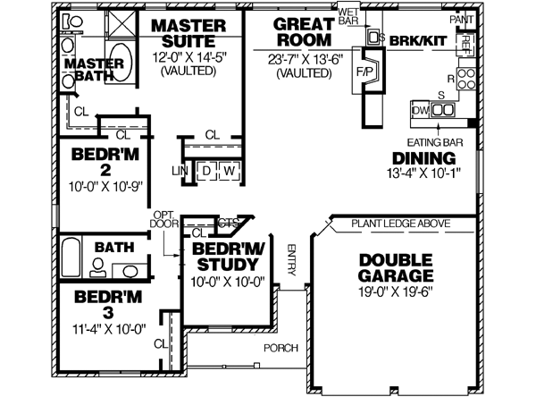 Main Floor Plan: 27-187