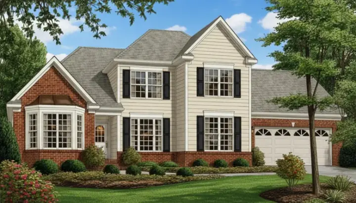 Traditional house plans 27-191 - front exterior, 1,974 sq ft, 3 bed, 2 bath house plans | Monster House Plans