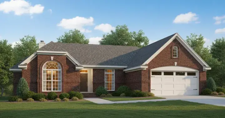 Traditional house plans 27-192 - front exterior, 1,844 sq ft, 3 bed, 2 bath house plans | Monster House Plans