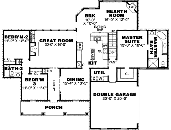 Main Floor Plan: 27-196