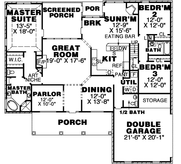 Main Floor Plan: 27-197