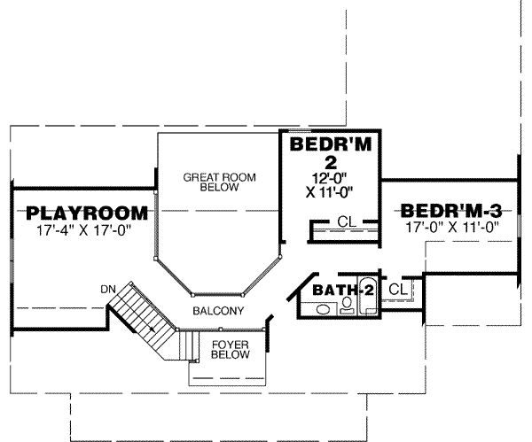Upper/Second Floor Plan: 27-198
