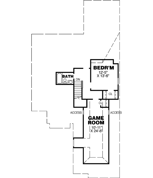 Upper/Second Floor Plan: 27-204