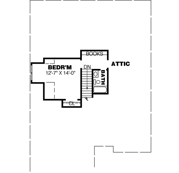 Upper/Second Floor Plan: 27-205