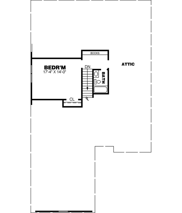 Upper/Second Floor Plan: 27-206