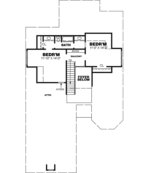 Upper/Second Floor Plan: 27-209