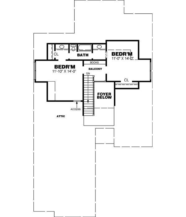 Upper/Second Floor Plan: 27-210