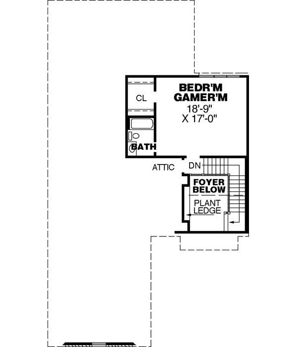 Upper/Second Floor Plan: 27-214