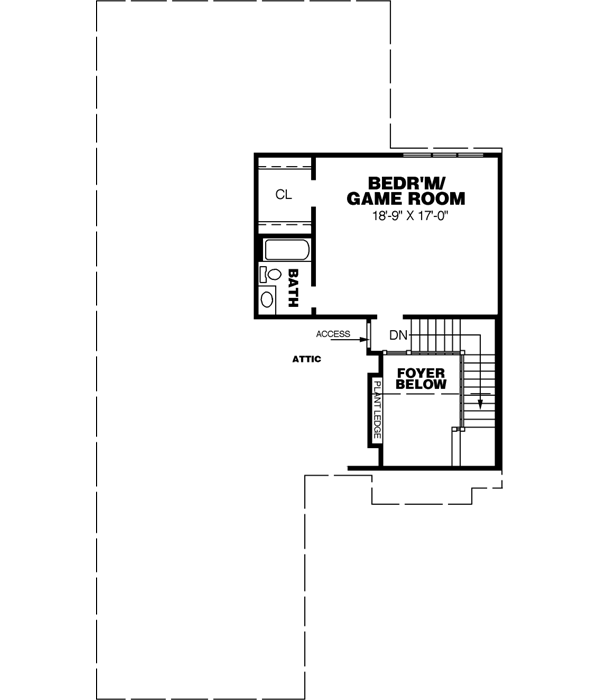 Upper/Second Floor Plan: 27-215
