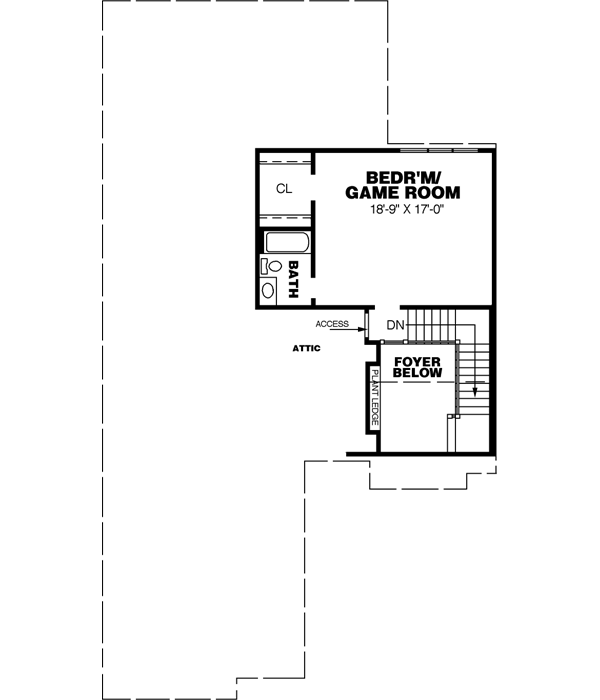 Upper/Second Floor Plan: 27-216