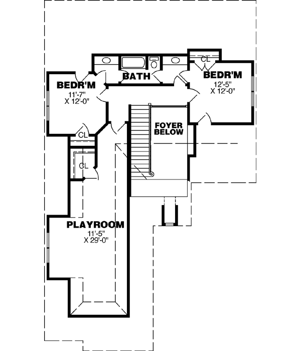 Upper/Second Floor Plan: 27-219