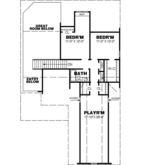 Upper/Second Floor Plan: 27-221