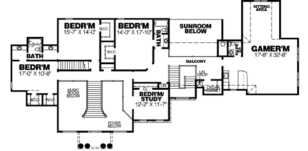 Upper/Second Floor Plan: 27-225