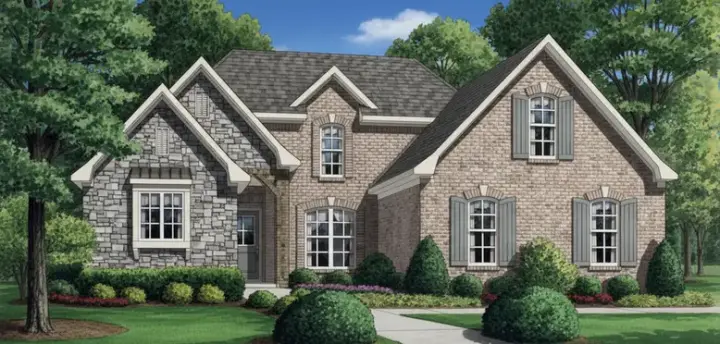 Traditional house plans 27-226 - front exterior, 2,891 sq ft, 4 bed, 3 bath house plans | Monster House Plans