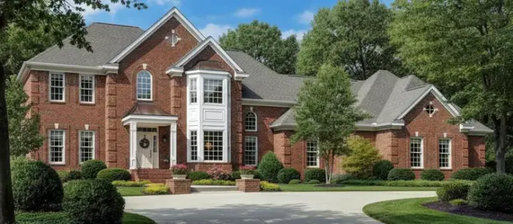 European house plans 27-228 - front exterior, 3,970 sq ft, 4 bed, 3 bath house plans | Monster House Plans