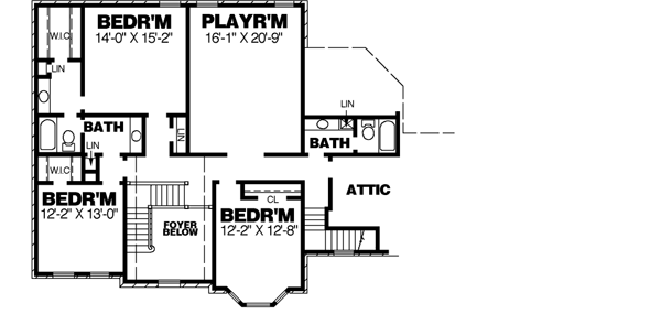 Upper/Second Floor Plan: 27-228