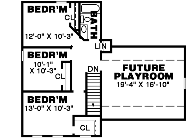 Upper/Second Floor Plan: 27-236