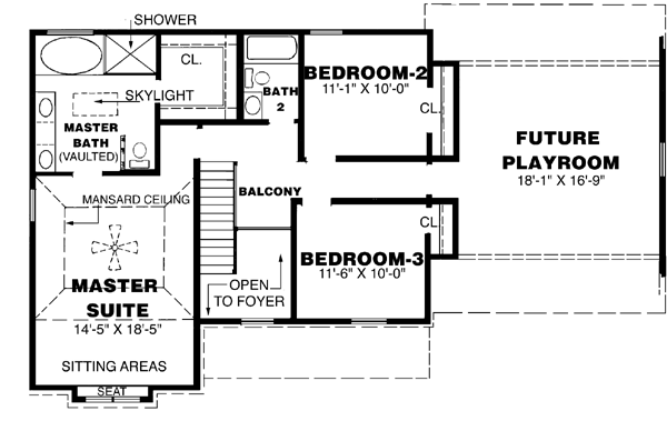 Upper/Second Floor Plan: 27-240