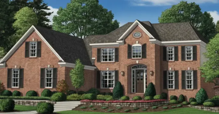 Southern Colonial house plans 27-242 - front exterior, 3,093 sq ft, 4 bed, 3 bath house plans | Monster House Plans