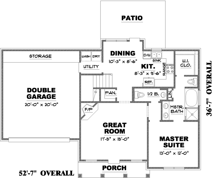 Main Floor Plan: 27-245