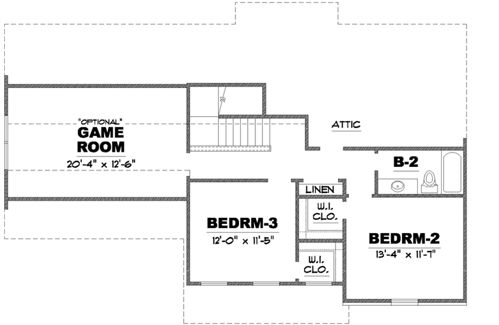 Upper/Second Floor Plan: 27-245