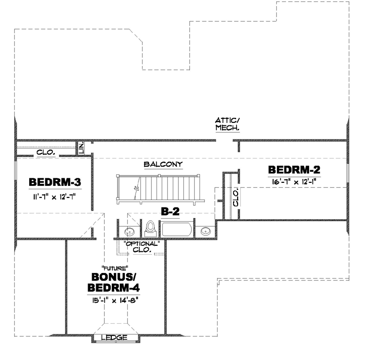 Upper/Second Floor Plan: 27-247