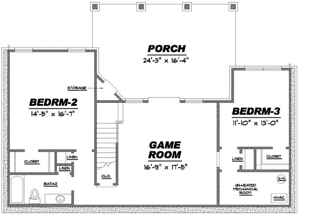 Lower Floor Plan: 27-250