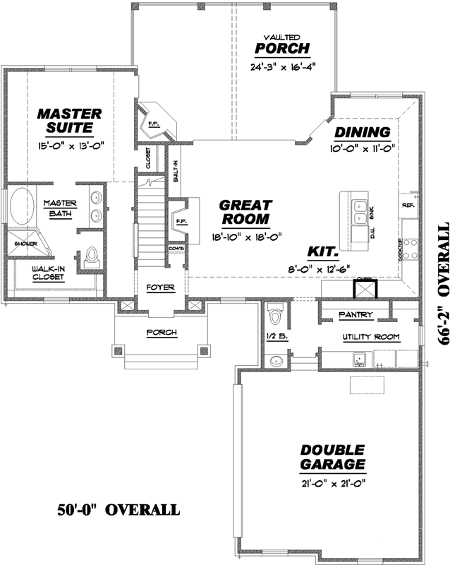 Main Floor Plan: 27-250