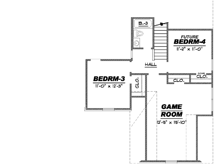 Upper/Second Floor Plan: 27-251
