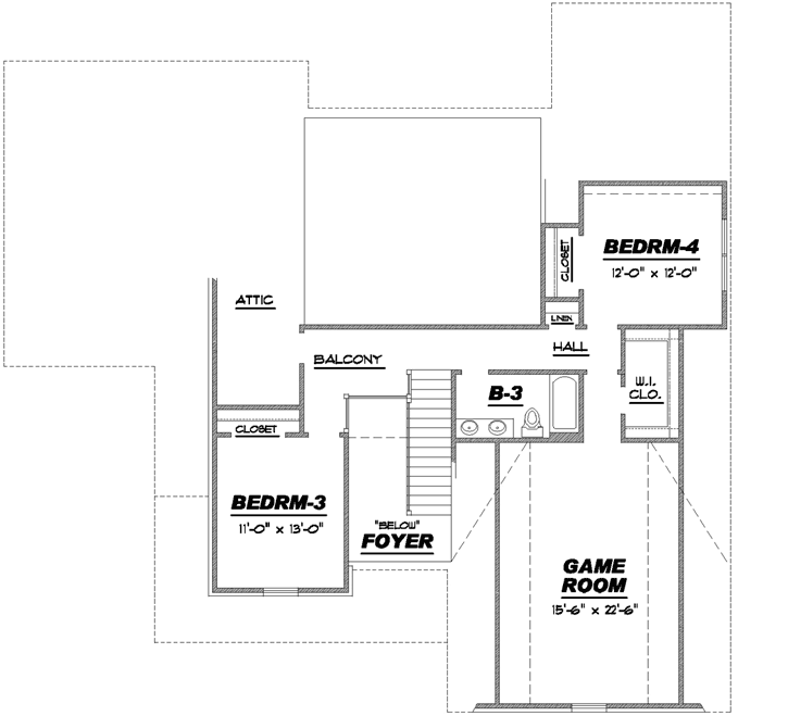 Upper/Second Floor Plan: 27-253