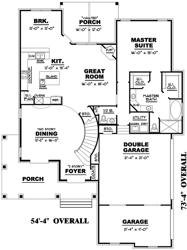 Main Floor Plan: 27-254