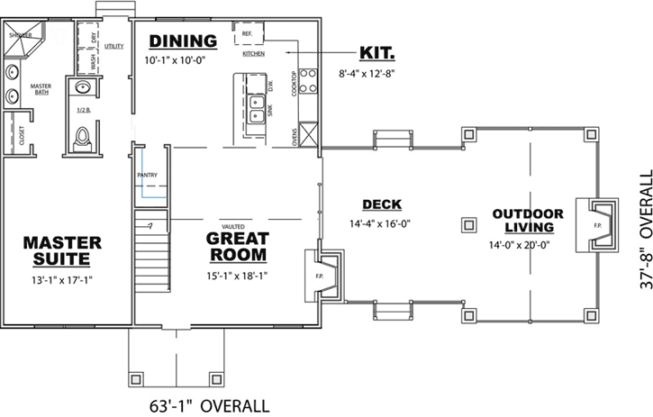 Main Floor Plan: 27-255
