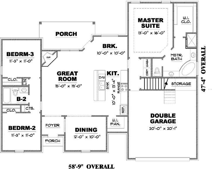 Main Floor Plan: 27-257