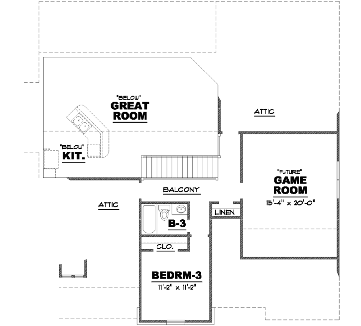 Upper/Second Floor Plan: 27-259
