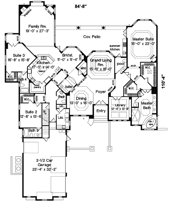 Main Floor Plan: 28-102