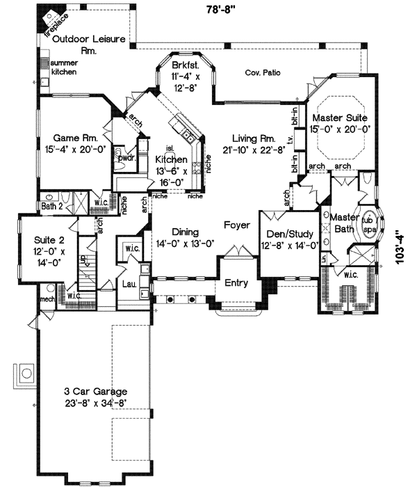 Main Floor Plan: 28-103
