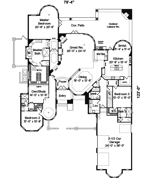 Main Floor Plan: 28-104