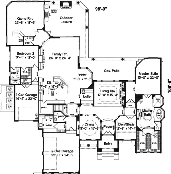 Main Floor Plan: 28-105