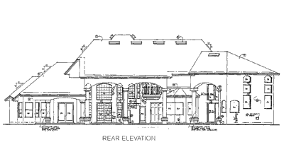 Rear Elevation Plan: 28-110