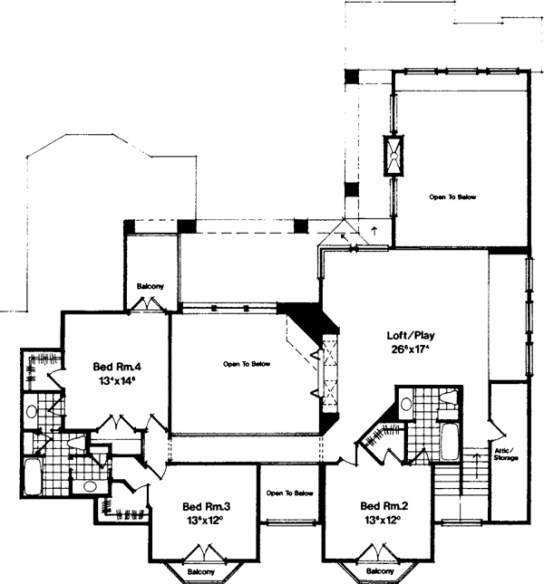 Upper/Second Floor Plan: 28-112