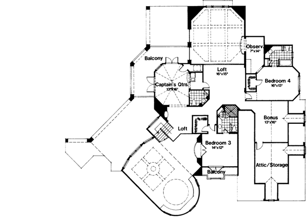 Upper/Second Floor Plan: 28-115