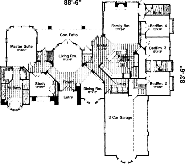 Main Floor Plan: 28-116