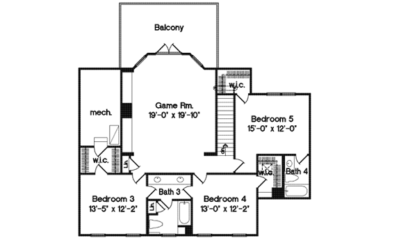 Upper/Second Floor Plan: 28-118