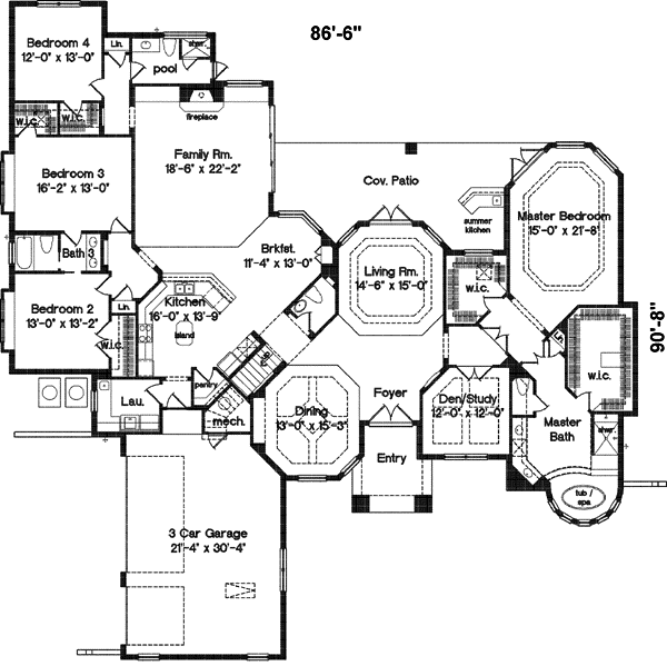 Main Floor Plan: 28-124