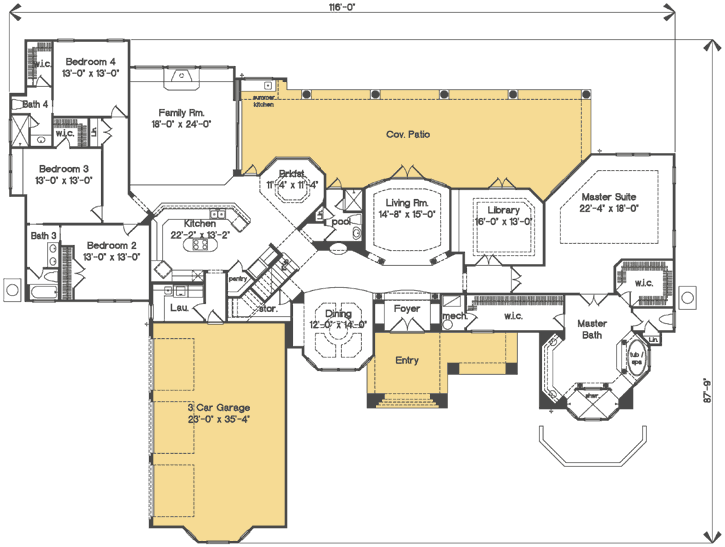 Main Floor Plan: 28-129