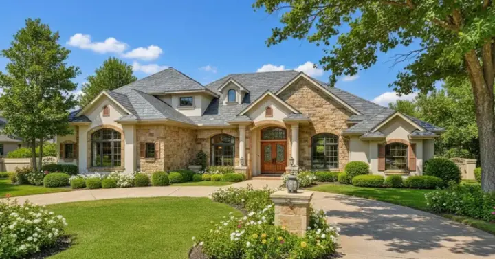 Traditional house plans 28-131 - front exterior, 4,463 sq ft, 4 bed, 4 bath house plans | Monster House Plans