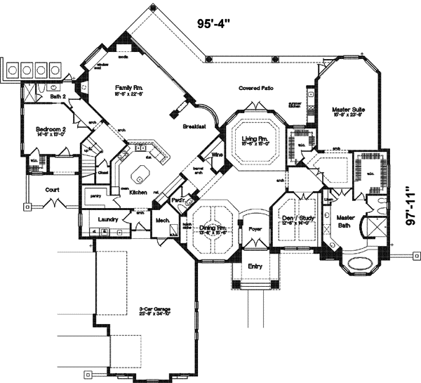 Main Floor Plan: 28-134